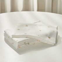 리에또 순한대나무 밤부 천기저귀 대형 10매 부드러운 신생아 목욕타올, 꼬미, 10개