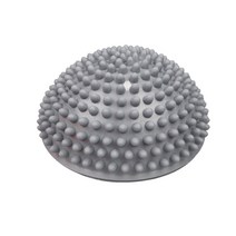 하프짐볼 보수볼 돔볼 반짐볼 필라테스보수볼 16cm 요가 하프 볼 체력기구 운동 밸런스 포인트 마사지 디딤돌 포드 체육관, [01] Gray
