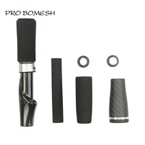 초경량 휴대용프로 보메시 후지 KDPS/ASH 탄소 섬유 릴 시트 스피닝 핸들 키트 낚싯대 건물 DIY 부품 수리, 06 Carbon Butt Silver