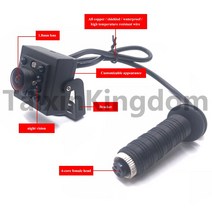 게이밍 모니터 와이드 커브드 커브 배그 롤 12/24V 전압 자동차 카메라 1.8mm 렌즈 전면 광각 모니터링 프, 03 CMOS 800TVL NTSC
