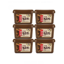 해찬들 구수한집된장, 500g, 6개