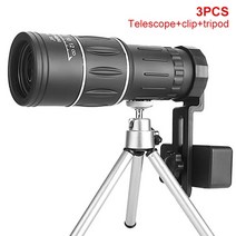 쌍안경 망원경 16X52 단안 망원경 듀얼 포커스 줌 쌍안경 66M/8000M HD 스코프 야간 투시경 광학 전화 렌즈, 02 3PCS set