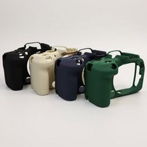 폰집 캐논 eos r10 실리콘 카메라 일체형 케이스, 1개, R10-화이트