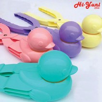 당일배송 하이유니 눈 오리 하트 펭귄 스노우 덕 모양 틀 메이커 집게, 눈오리집게(대형-오리키:10cm) - 색상랜덤