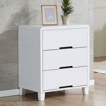 [로쏘]네베 싱글 3단 서랍장, 화이트