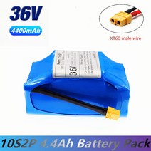 나인봇 충 스쿠터 18650 배터리 팩 36v 10s2p 4 4ah 4400mah 충전식 스쿠터 호버 보드 배터리 내장 20a bms, 협력사, 7.0아
