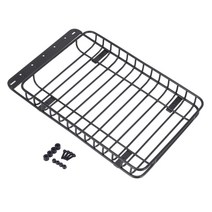 자동차 루프랙 루프박스 금속 232x145mm 수하물 캐리어 루프 랙 축 SCX10 II III Traxxas TRX4 1/10 RC 크롤러 업그레이드 부품