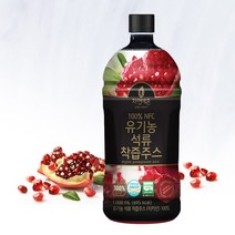 자연에온 100% NFC 유기농 석류 착즙 주스 1 000ml, 18병