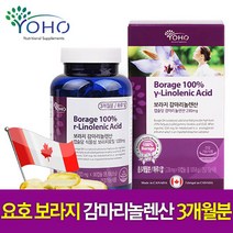 보라지오일 감마리놀렌산 식물성오메가 보라지종자유 90캡슐, 보라지 감마리놀렌산 90캡슐 3개월분