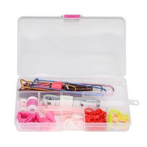 코바늘뜨기 세트 패키지 혼자놀기 뜨개질 바늘 크로쉐 13 개 1.0-6.0mm 후크, 01