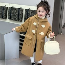 슈슈아리 브라운 제리 떡뽁이 코트 아동 여아 키즈 아우터 겨울코트 데일리룩