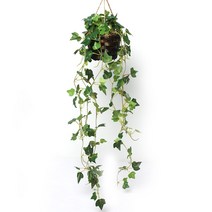 조아트 행잉바구니넝쿨 조화장식 실내조경장식 인조넝쿨, 행잉바구니넝쿨아이비