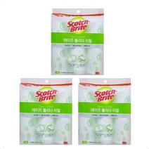 3M 스카치브라이트 테이프 클리너 대형 리필 3P, 3개