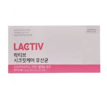 락티브 시크릿케어 유산균 350mg x 30캡슐 락티브 엠에스바이오텍