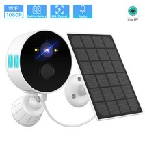 EVKVO 2메가픽셀 실내/실외 태양광 패널 배터리포함 가정용 무선 CCTV 카메라 iCsee, 2MP Add 32G Card