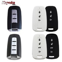 코란도C 렉스턴W) 3버튼 (투리스모 쌍용 4버튼 실리콘 스마트키케이스 구형 코란도스포츠, 4버튼_화이트