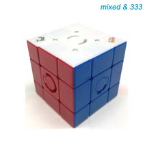 TomZ 3x3x3 Constrained Magic Cube 333 하이브리드 캘빈의 퍼즐 Neo Professional Speed Twisty Puzzle 두뇌 티저 교육 장난감, [04] mixed   333 Hybrid
