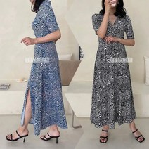 올리졸리 저지 랩원피스 휴양지룩 40대원피스 olly46