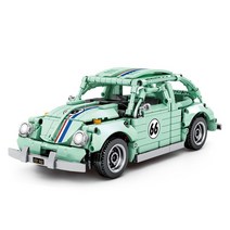 호환블럭 10252 신제품 폭스바겐 뉴비틀 민트 풀백카 스피드챔피언 sy8411 중국 호환 창작