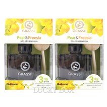 불스원 프리미엄 그라스 차량용 디퓨저, 페어&프리지아, 2개