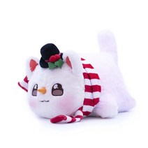 인형 Meemeow Aphmau 플러시 Meemeows 음식 고양이 Plushie Bunle Ahpmau 프렌치 프라이 버거 베개 완구 Kawaii Cute Plushy Cats, [09] Snowman