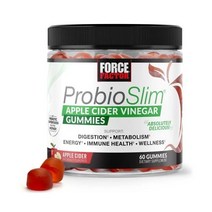 1+1 ProbioSlim Apple Cider Vinegar Gummies with and LactoSpo, 120.0인분 (1팩)_구미젤리 60개
