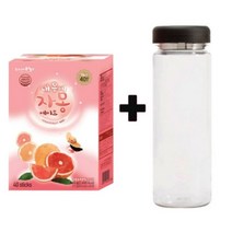 [WINZI_마켓] 텀블러 디저트음료 미숫가루간식 우려먹는차 루비자몽차 간편식미숫가루, it● 타이거마마 내몸에 자몽에이드 40T+워터보틀, ▶GET◀