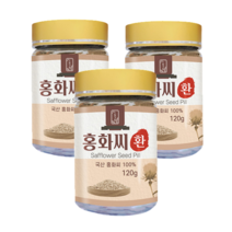홍화씨환 국산 홍화씨효능 120g 3통, 3개