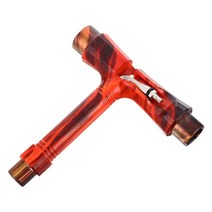 휴대용 스케이트 보드가방 도구 스케이트 보드 t 렌치 도구 휴대용 모든 longboard 키트 베어링 헤드 트럭 롤러 multitool 유형 키 멀티 스크루 드라이버 수리, 화염 패턴