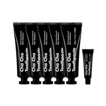 언파 차차치약 블랙 (구취제거 100g) x5 + 블랙 미니 20g, 4개