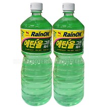 불스원 RainOK 에탄올 그린워셔1800ml 2개, 불스원 RainOK에탄올그린워셔1800ml 2개