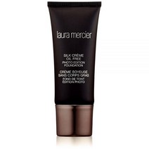 Laura Mercier 실크 크림 오일 프리 포토 에디션 여성용 파운데이션 캐슈 베이지 28.3g(1온스, Pecan