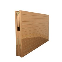 원목 평상 접이식 야외 목재 테라스 휴게 간이 침대, 120 x197CM(원색 )