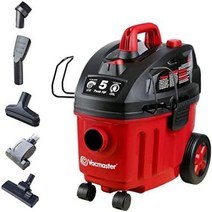 영업용청소기 Vacmaster VF408 4갤런 습식 건식 진공청소기(2단계 모터 포함), 2.4Gallon