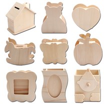 [아이디몬] 나무저금통 나무펜꽂이 팬시우드 DIY 꾸미기 만들기, 09. 나무저금통-버섯