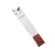 나무 손잡이가 달린 바베큐용 꼬치 세트 케밥 바베큐 그릴 선물 야외 액세서리, 5PCS