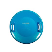 Avalanche Brands | 63.5cm(25인치) 다운힐 소서 스노우 썰매 아이스 블루 내구성 있는 손잡이 및 모든 연령대에 안전 [관부가세 포함] 710596, Ice Blue