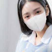 하나뿐인 새부리형 미세먼지황사방역마스크(KF94)(중형 대형)(흰색 남색 분홍색 연한보라색 연한황색 진한회색 검정색) 50매 100매, 대형 KF94 화이트 100매