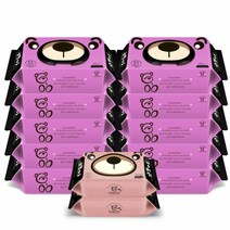 곰돌이 향균 물티슈 캡형 80매 10팩/휴대용20매 2팩