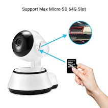 베이비모니터 Hamrolte-1080P 베이비 모니터 미니 팬/틸트 Wifi IP 카메라 자동 추적 양방향 오디오 모션 감지 원격 액세스 V380 Pro, [05] 1080P With 32G Card, [01] EU 플매트 카펫 러그, [01] 3.6mm