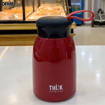 DFMEI 심플 텀블러 여물컵 휴대용 크리에이티브 남자 상큼 빈티지 개성컵, 라이스 트럼펫-360ml-레드, 싱글 컵【사은품 없음】