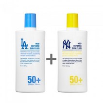 [MLB코스메틱]디펜스 선 플루이드 50ml 2set(LA/NY), NY 50ml+NY 50ml