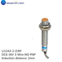 iot스위치 M12 금속 센서 근접 스위치 LJ12A3-4/2 NPN PNP NO NC, 15 LJ12A3-2-Z BY