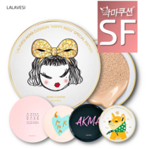 [라라베시 공식] 악마쿠션 촉촉커버 SF타입, 리필(1+1), 옐로우23호, SF촉촉커버