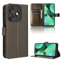 [당일출고] 인피닉스 핫 30 플레이용 가죽 지갑 30i NFC 케이스 마그네틱 플립 북 스탠드 카드 커버 118826, HOT 30 Play, Brown