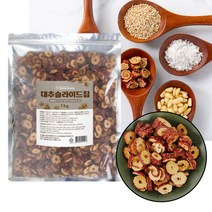 마른 건대추 슬라이드 칩 1kg 달콤 바삭 대추 칩 과자, 건대추 슬라이스 칩 1kg 3팩