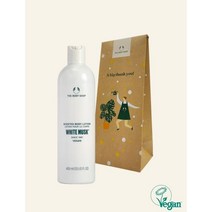 더바디샵 [무료포장] 센티드 화이트 머스크 바디 로션 400ML 선물세트 SCENTED BODY LOTION WHITE MUSK GIFT SET (선물포장), 1세트