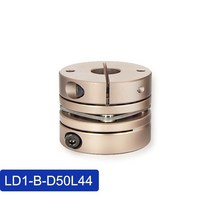 후렉시블 조인트 플렉시블 LD1 D50L44 Flexible Single Disk Coupler Diaphgram Coupling Joint Stepmotor 8mm 10mm t, 10x12, 10 10x12