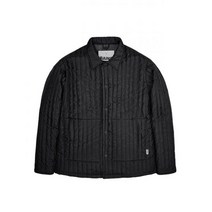 RAINS 레인스 남성 라이너 셔츠 패딩 자켓 RA18610 Black