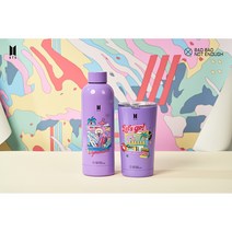 핫트랙스 BTS(방탄소년단) - BBNE BTS DYNAMITE WATER BOTTLE [PURPLE]